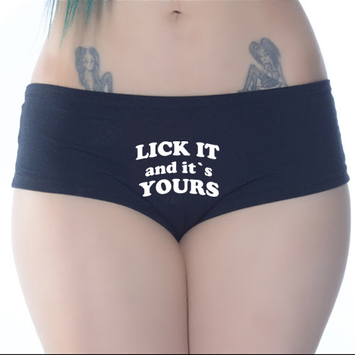 Lick it and It's Yours Booty Short