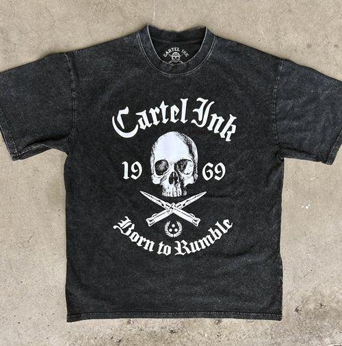 Born To Rumble Mineral Washed T-Shirt
