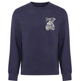 Open Roads Crewneck Navy Sweat Shirt