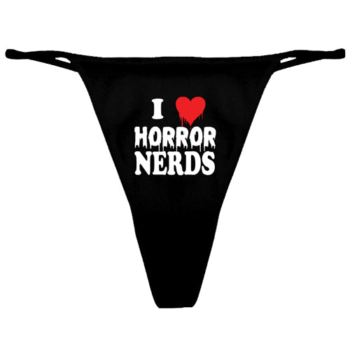 I Love Horror Nerds Women's Thong Underwear