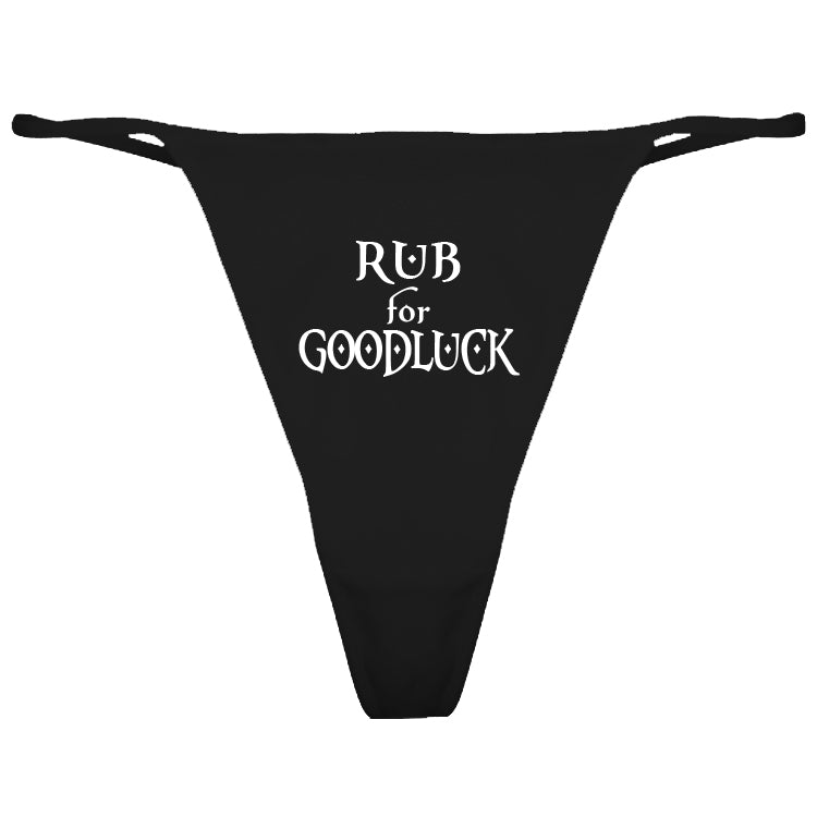 Rub for Good Luck Women's Thong Underwear