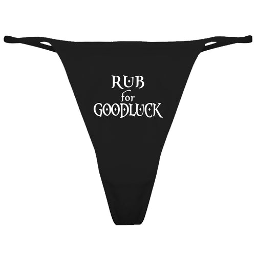 Rub for Good Luck Women's Thong Underwear