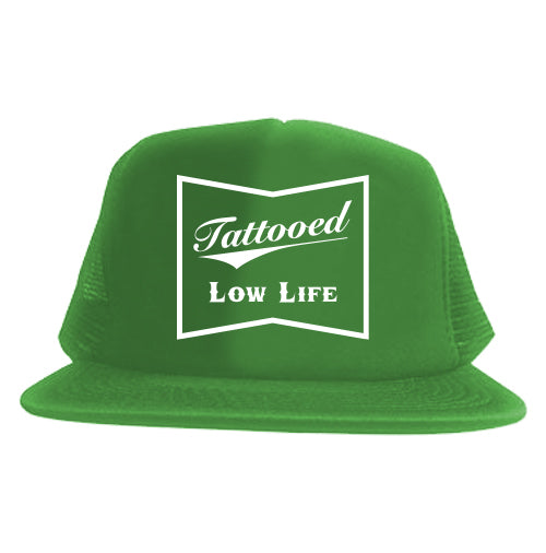 Tattooed Low Life Trucker Hat St. Paddy's Day Limited Edition