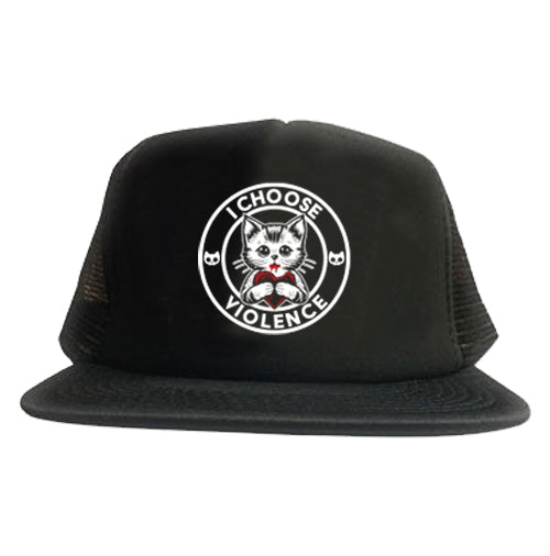 I Choose Violence trucker hat.