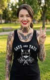 Cats and Tats Women's Racer Back Tank Top