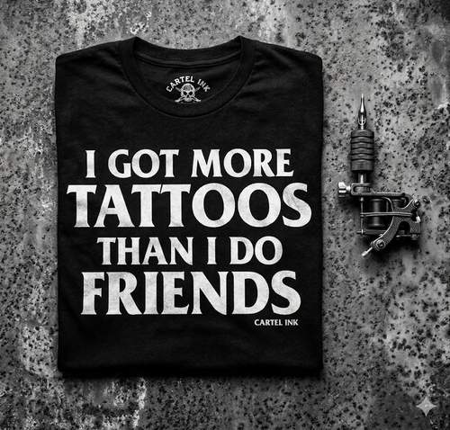 I got more tattoos than i do friends Mens T-shirt