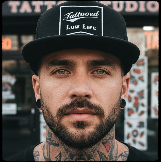 Tattooed Low Life Trucker Hat