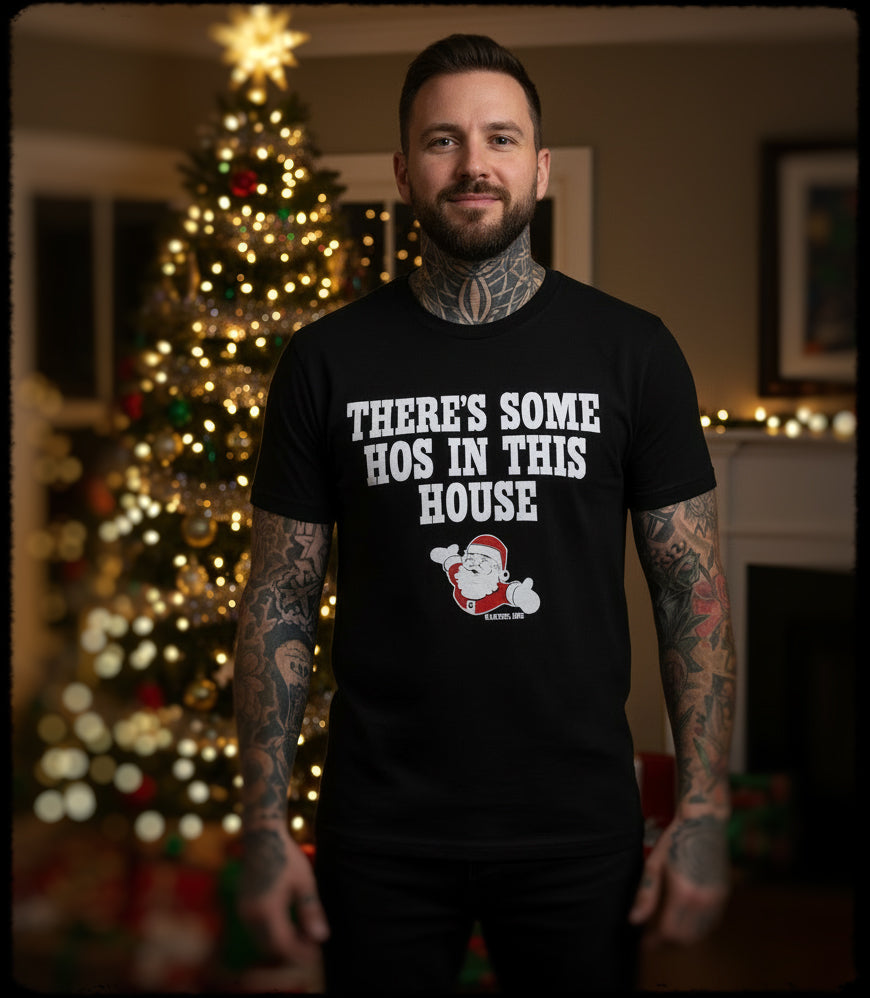 There's Some Hos in this House Christmas Men's T-Shirt