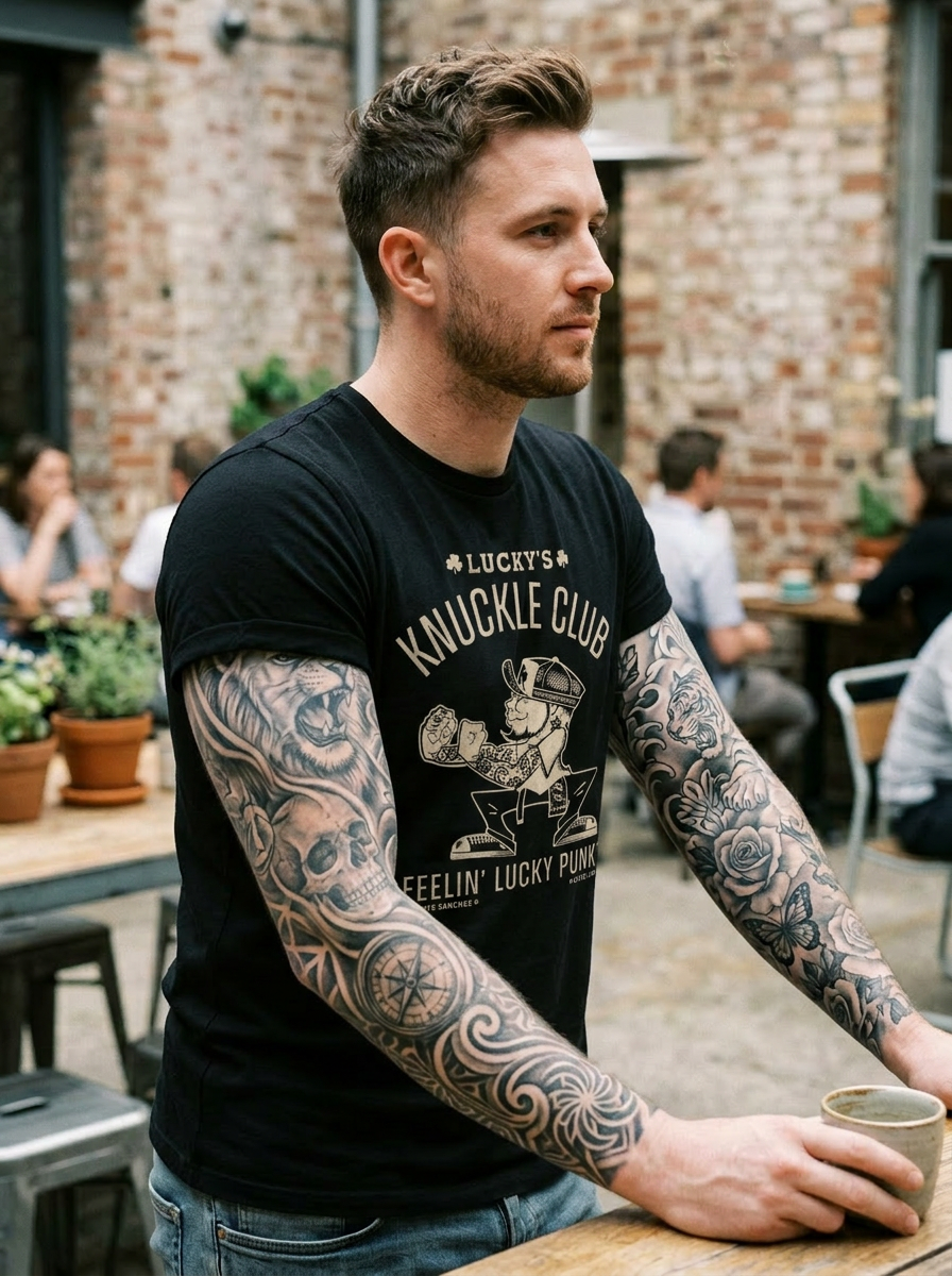 Lucky's Knuckle Club Men's T-Shirt