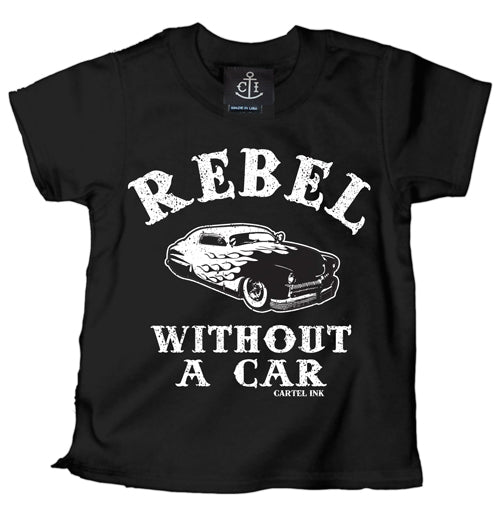 Rebel Without A Car Kid's T-Shirt