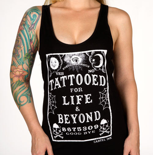 Tattooed for Life and Beyond Women's Racer Back Tank Top