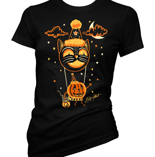 Lucky Hellcat Hallows Eve Women's T-Shirt