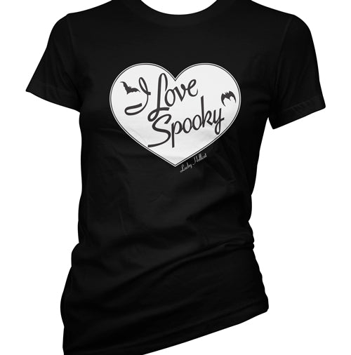 Lucky Hellcat I Love Spooky Women's T-Shirt
