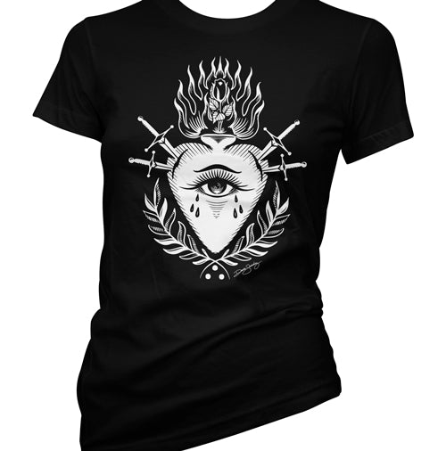 Sacred Heart Eye Women's T-Shirt