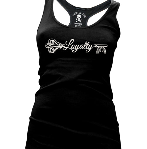 Loyalty is the Key Women's racer Back Tank