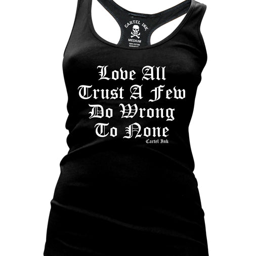 Trust a Few Women's Racer Back Tank Top