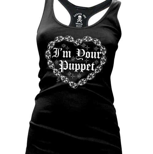 I'm Your Puppet Women's Racer Back Tank Top