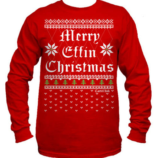 merry effin christmas ugly