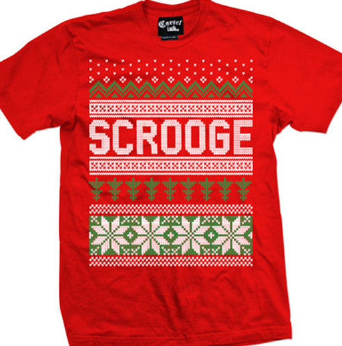 Scrooge Ugly Christmas Sweater Men's T-Shirt