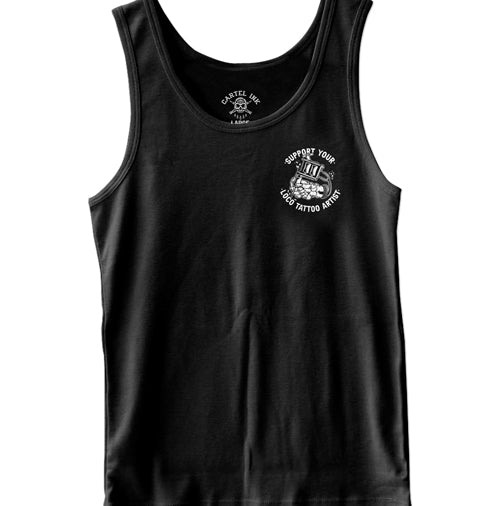 Support Your Loco Tattoo Artist Men's Tank Top