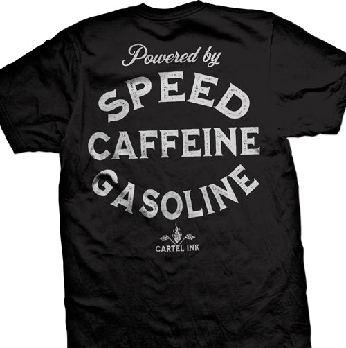 Speed Caffeine and Gasoline Men's T-Shirt