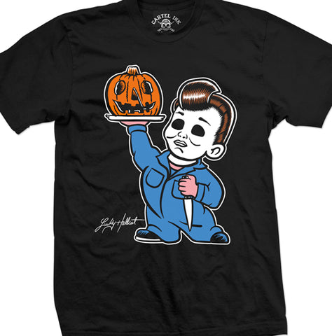 Lucky Hellcat Happy Halloween Men's T-Shirt
