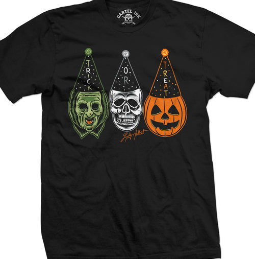 Lucky Hellcat Halloween Party Men's T-Shirt