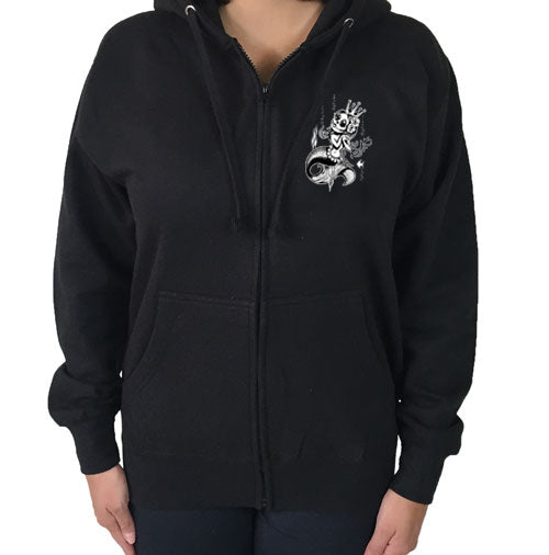 Queen of the Sea Zippered Hoodie