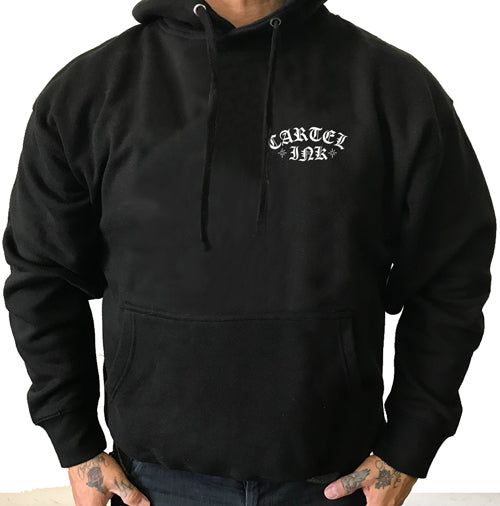 Cartel Ink Old English PULLOVER Hoodie Men's Design