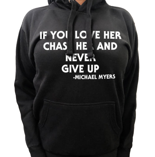 Never Give Up Pullover Unisex Hoodie