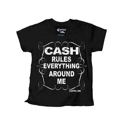 Cash Rules Everything Around Me Kid's T-Shirt