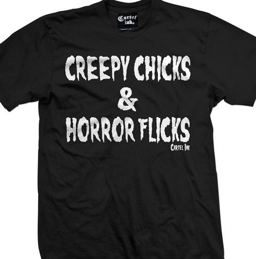 Creepy chicks and horror flicks