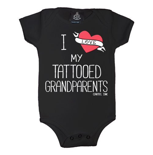 I Love My Tattooed Grandparents Infant's Onesie