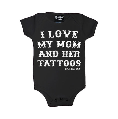 Mom Heart Tattoo Infant's Onesie
