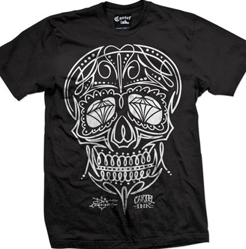 pinstriped skull