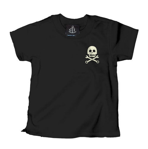 Skully Pinstripe Kid's T-Shirt