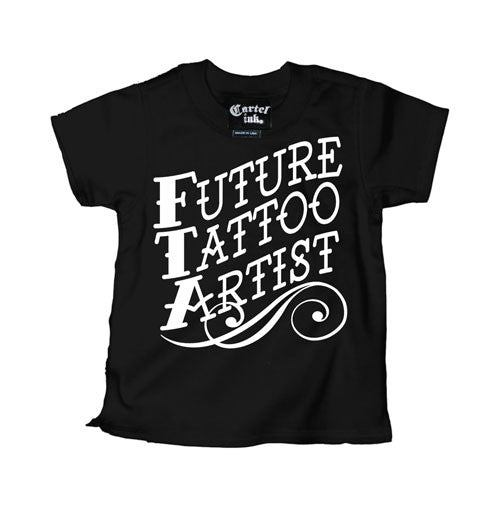 future tattoo arist kids tee
