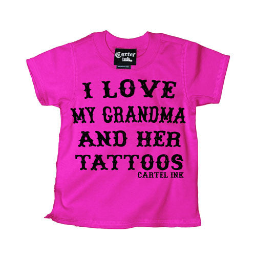 I Love My Grandma and Her Tattoos Kid's T-Shirt