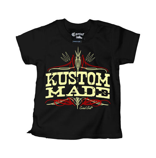 Kustom Made Black Kid's T-Shirt