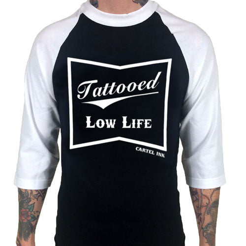 tattooed low life baseball jersey