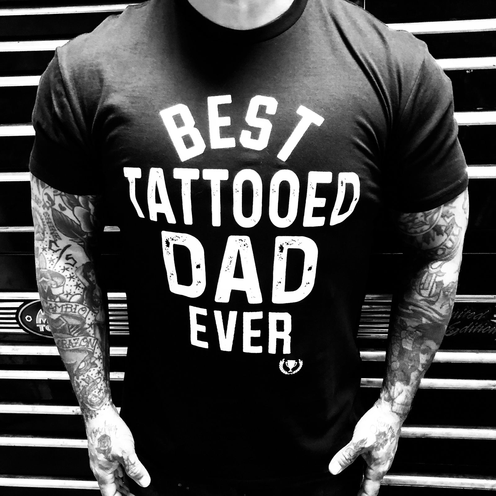 best tattooed dad ever