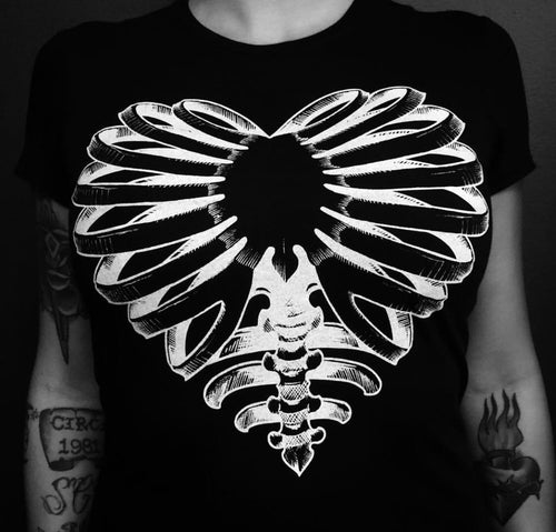 Skeleton Heart Women's T-Shirt