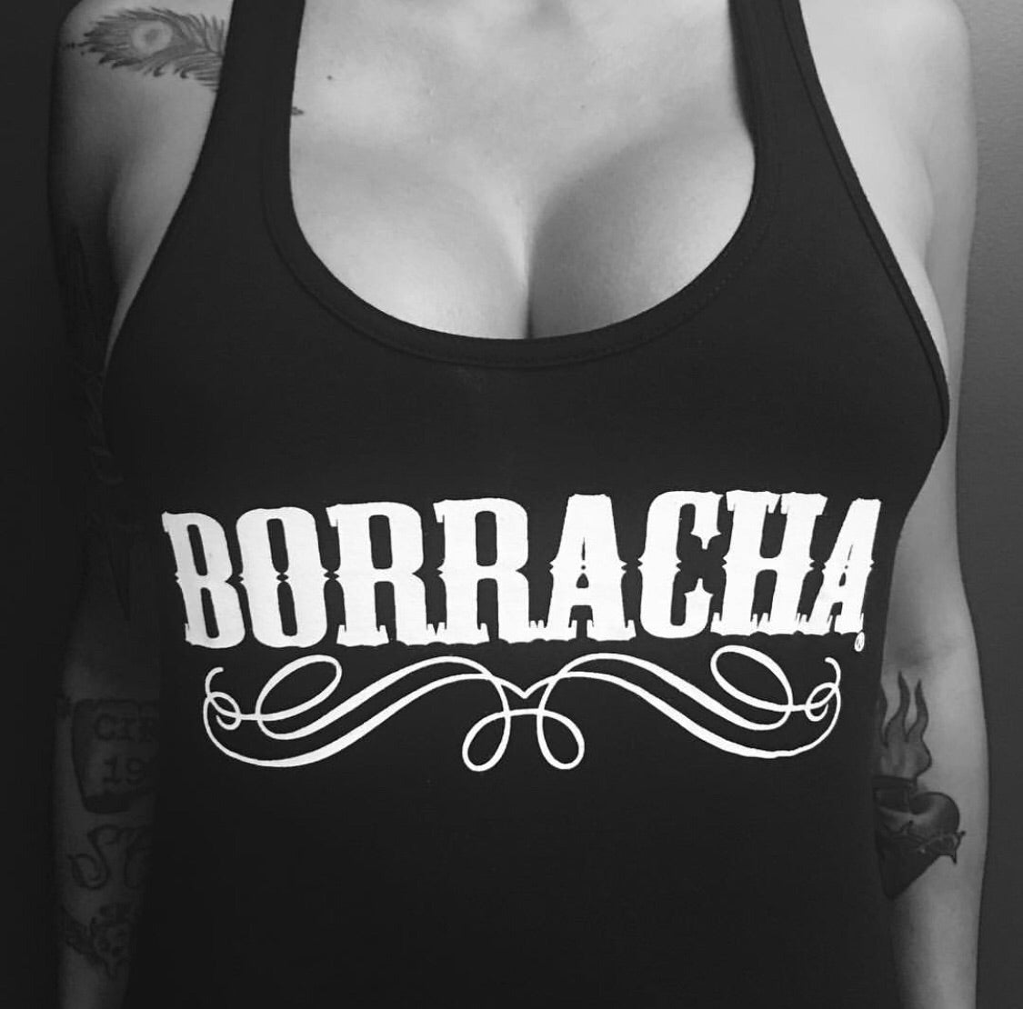 Borracha Women's Racer Back Tank Top