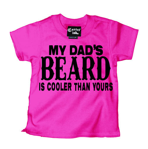 My Dad's Beard is Cooler than Yours Kid's T-Shirt